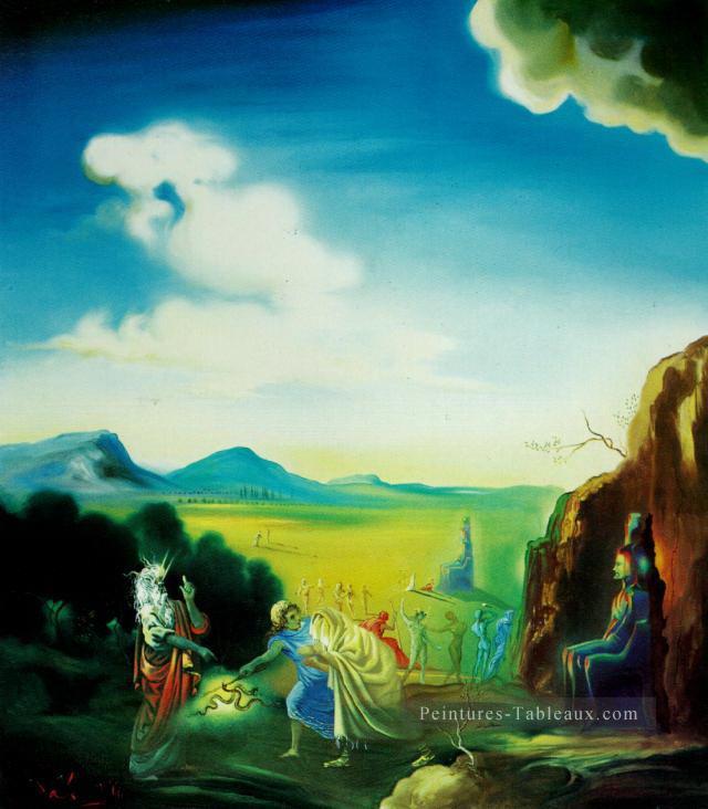 Moses and the Pharaoh Salvador Dali Oil Paintings